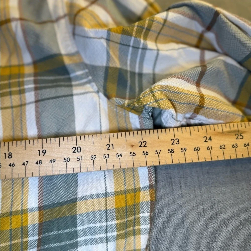 The North Face Hayden Pass 2.0 Plaid Button‎ Down Shirt Men's Large Cotton TNF
